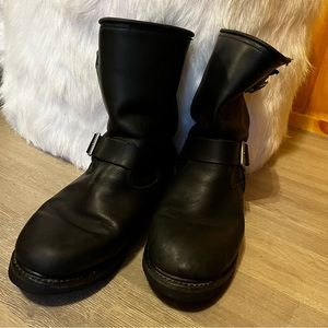 Xelement Men’s Genuine Leather Riding Boots Size 12